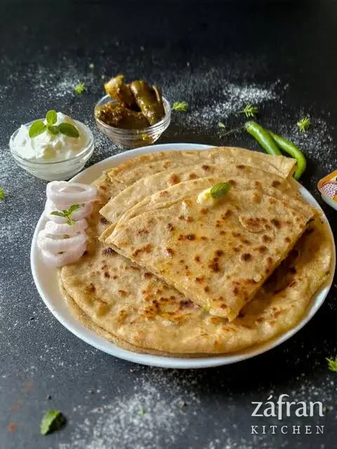 Aloo Paratha at Zafran Kitchen, Ajman Industrial Area 2