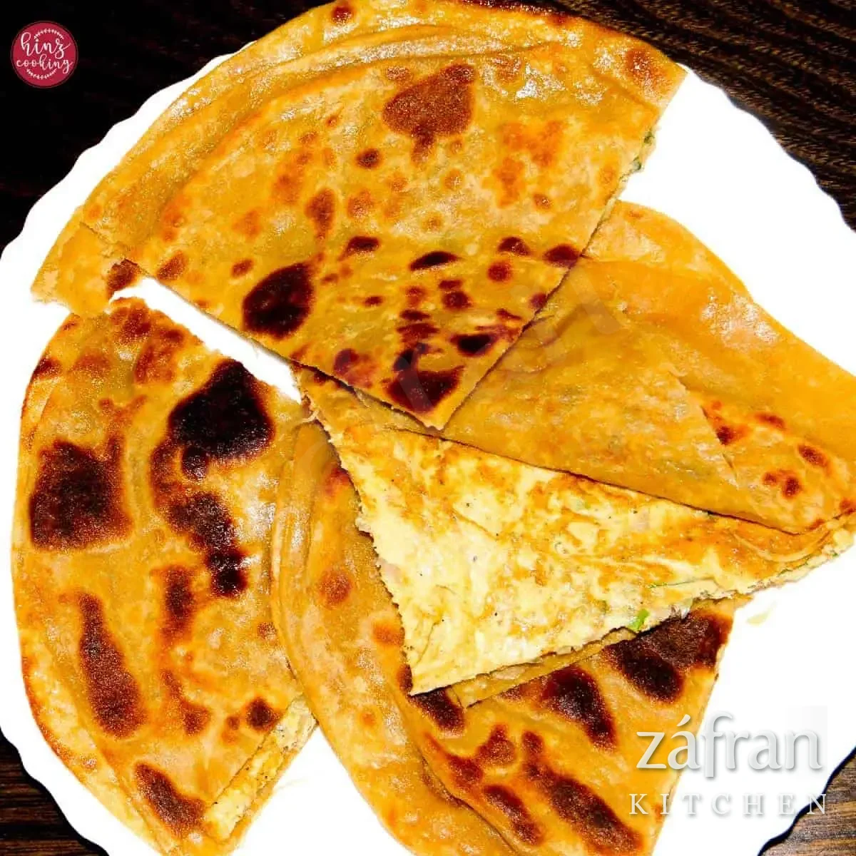 Anda Paratha at Zafran Kitchen, Ajman Industrial Area 2