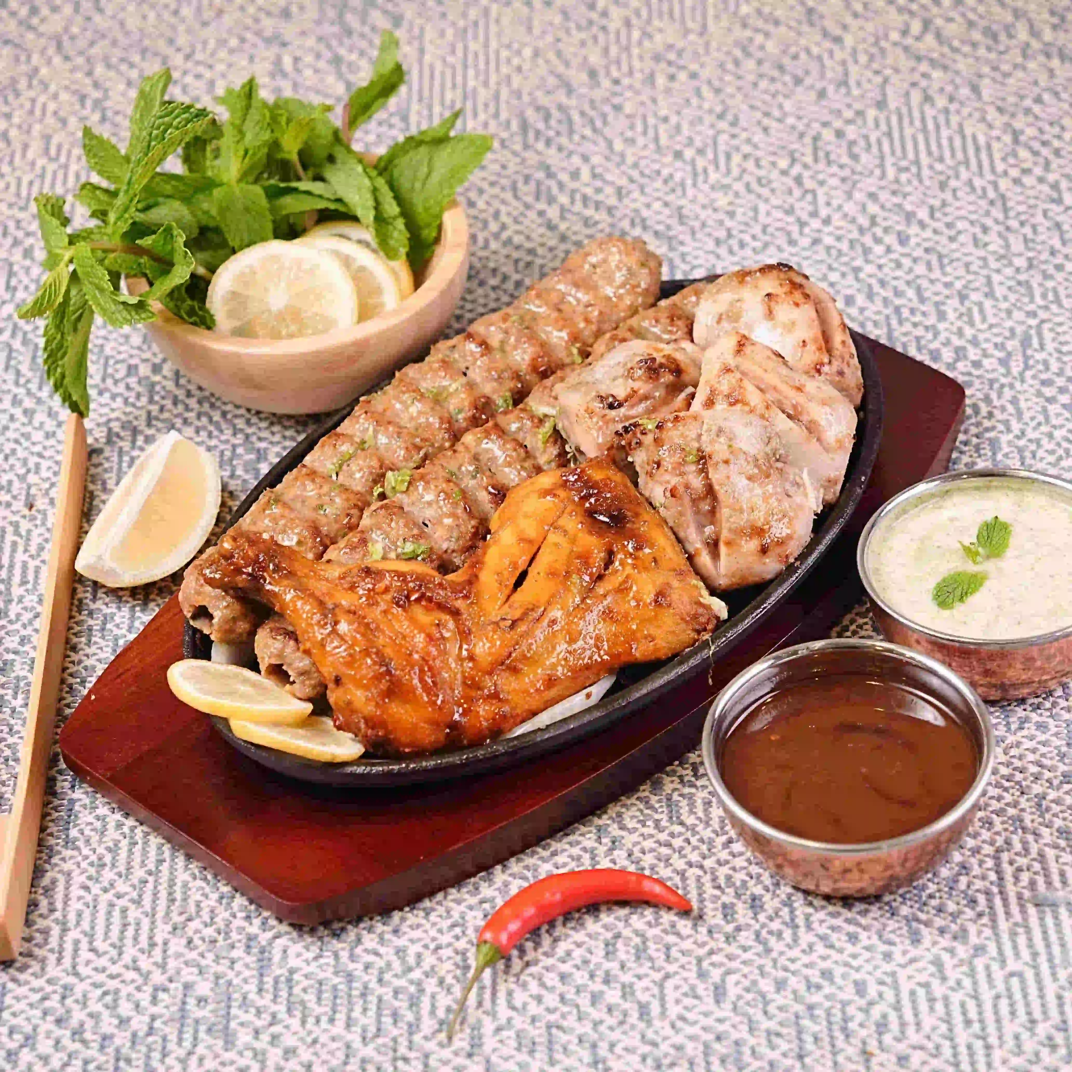 Pakistani BBQ served at Zafran Kitchen and Restaurant, Amman Street, Ajman Industrial Area 2