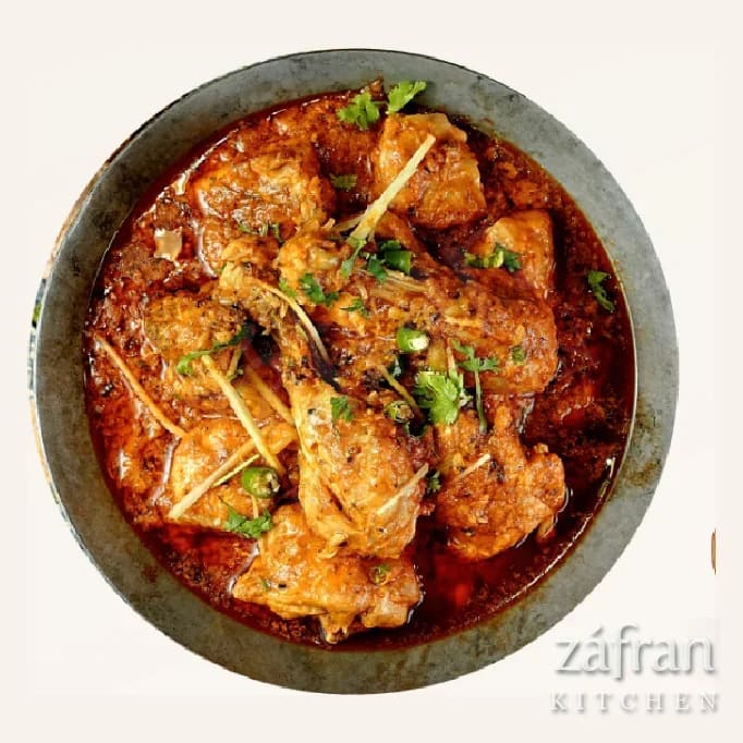Chicken qorma from the weekly menu at Zafran Kitchen, Ajman