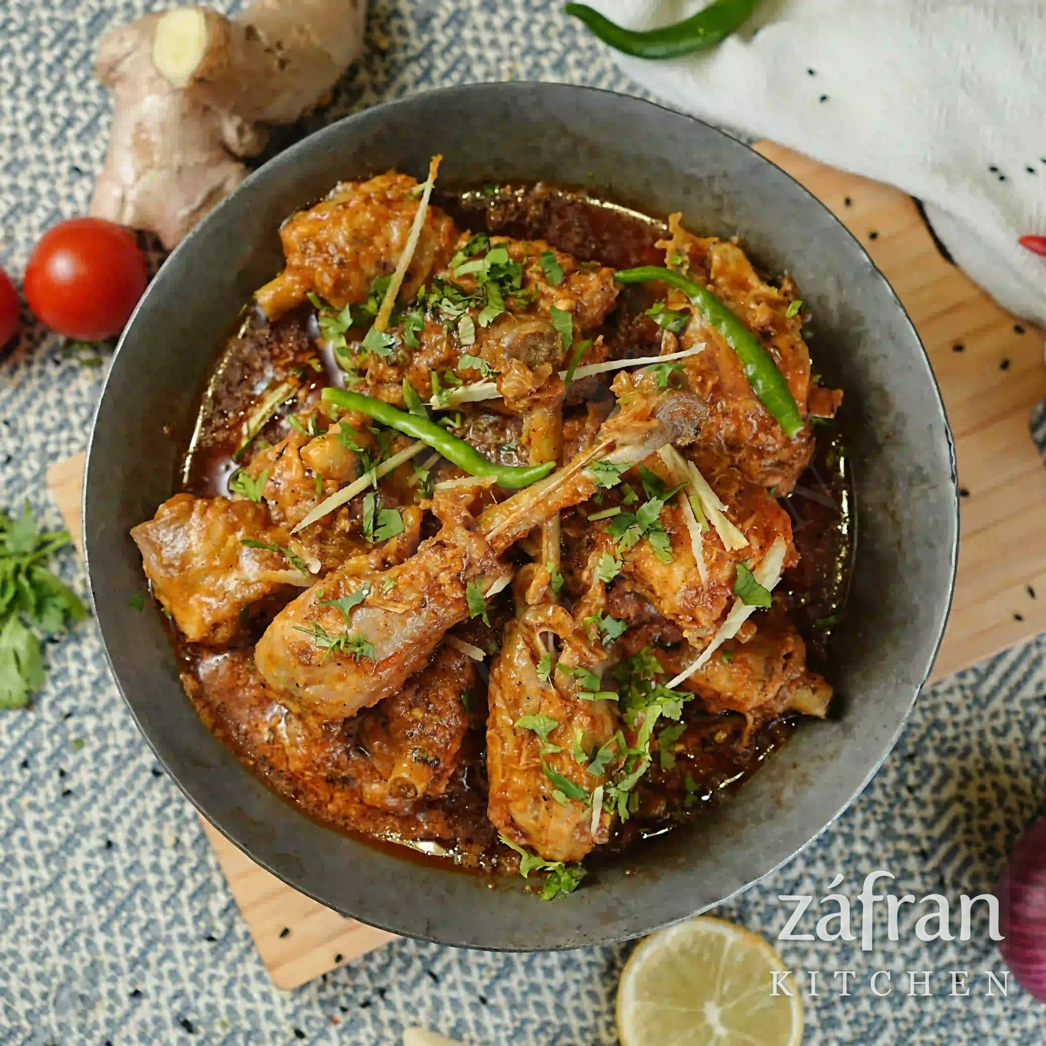 Chicken Peshawari Karahi at Zafran Kitchen, Ajman Industrial Area 2