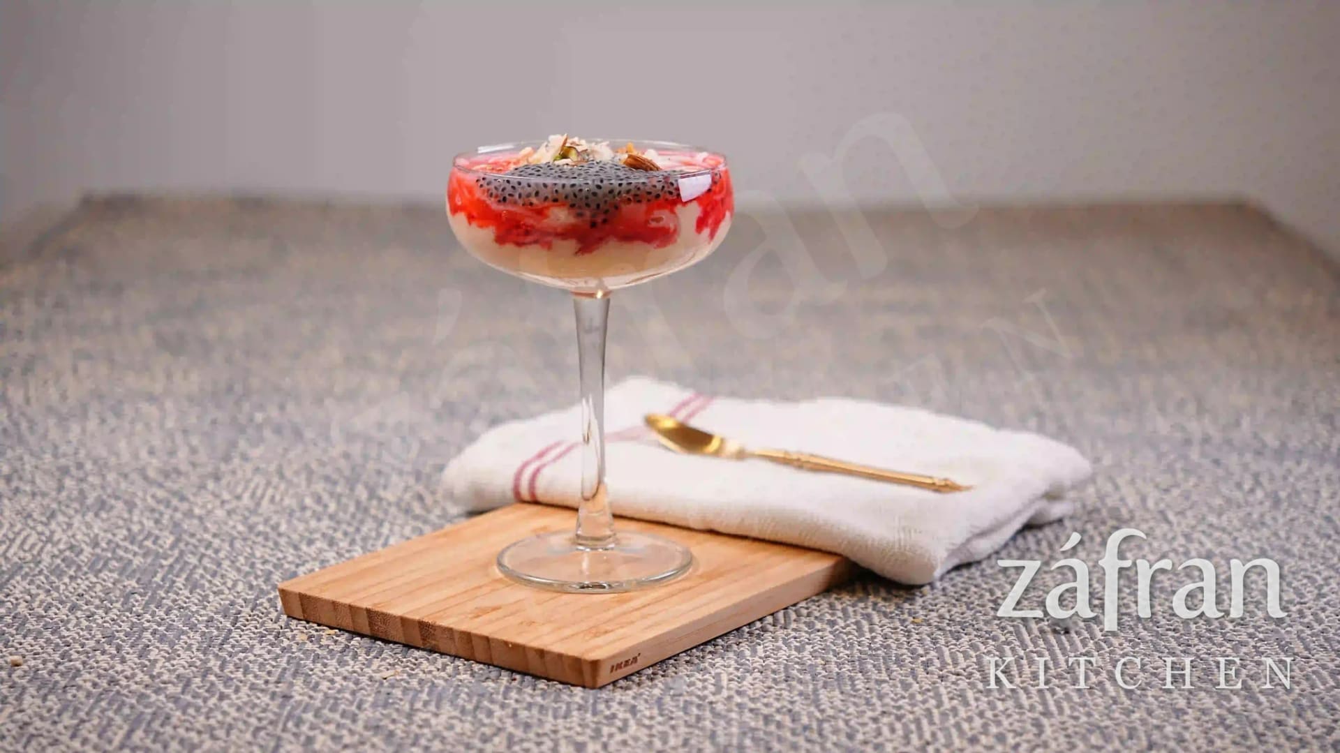 Matka falooda served in a clay pot at Zafran Kitchen, Ajman
